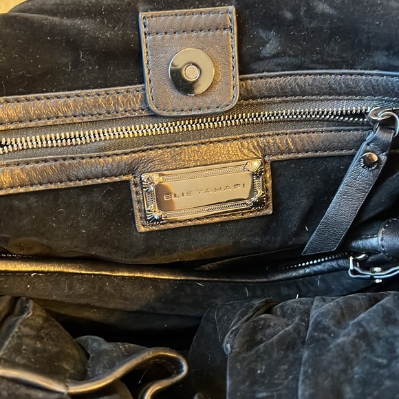 Ellie Tahari calf skin hobo bag - Picture 2 of 6